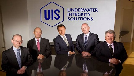 Underwater Integrity Solutions team at the launch