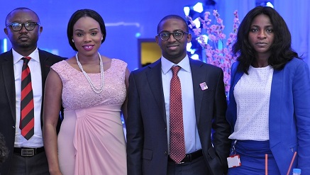 Airtel Nigeria’s CSR Manager, Chinda Manjor; Assistant CSR Manager, Chioma Okolie; late Dr. Stella Adadevoh’s son, Bankole Cardoso with Director, Enterprise, Airtel Nigeria, Tawa Bolarin at the formal launch of Dr. Ameyo Stella Adadevoh (DRASA) Health Trust held in Lagos on Tuesday. ‎