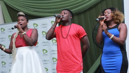 Eye-D, K-Peace and Evelle at Cliqfest Unical‎