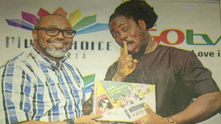 (L-r): John Ugbe, managing director, MultiChoice Nigeria and Daddy Showkey, at the event in Lagos, recently. 