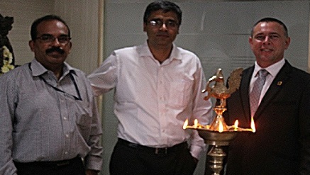 (L- R) Chandrangadan M.V. - Head of Delivery, Insurance- Africa, 3i Infotech Ltd; Snehal Desai - Global Head – Insurance, 3i Infotech Ltd; and Johan Schalkwyk, COO - FBN Insurance