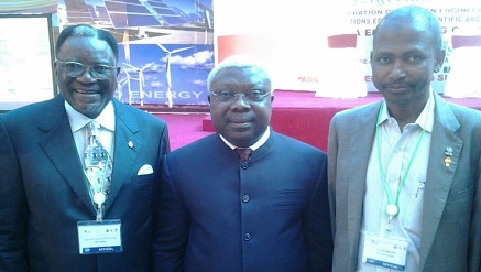(L-r): Engr. Otis Anyaeji, ‎president,  Nigerian Society of Engineers;Senator (Dr.) Iyiola Omisore  & Engr. Mustapha B. Shehu, president, Federation of African Engineering Organisations (FAEO) at the 2016 NSE Conference & African Engineering Week  in conjunction with UNESCO, in Uyo, Akwa Ibom State, Nigeria ‎
