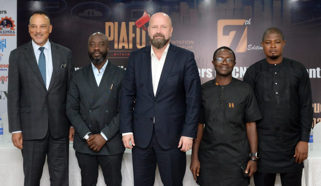 L-R: Chief Executive Officer, Open Access Data Centre, Dr. Ayotunde Coker; Director, Legal (Global & Regional Business Affairs), Equinix, Abayomi Adebanjo; Chief Executive Officer, Rack Centre, Lars Johannisson; Ass. Business Editor and panel moderator, Yemi Adepetun; and Convener, Policy Implementation Assisted Forum (PIAFo), Omobayo Azeez, at the 7th PIAFo Summit on Critical National Information Infrastructure held in Lagos on Thursday.